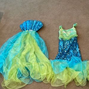 Girls Mermaid Costume